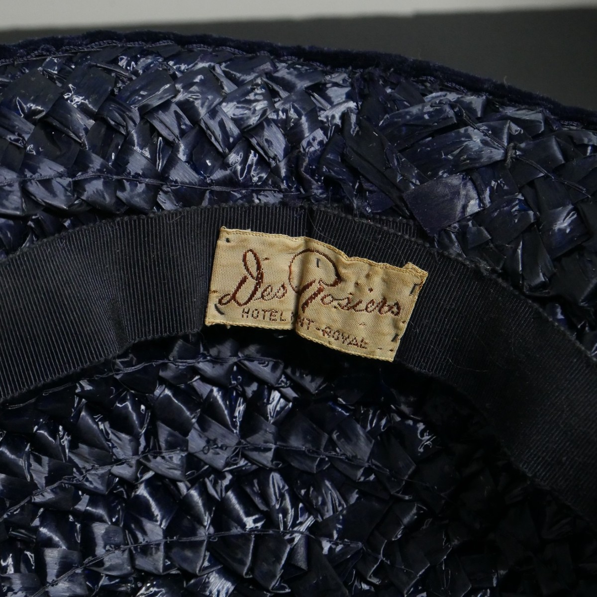 VTG Straw Hat Fake Fruit Berries Velvet 50s Summer Des Rosiers Hotel Mon Royal View 2