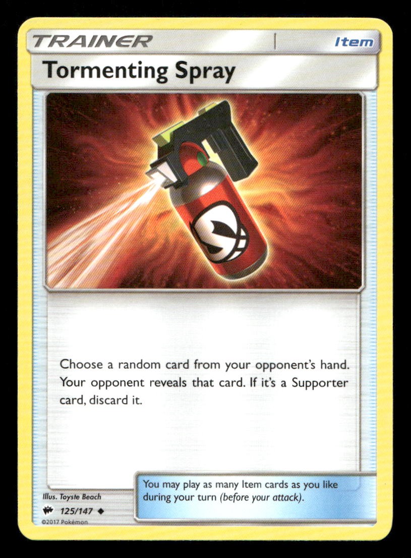 Tormenting Spray 125/147 Burning Shadows NM/M Pokemon