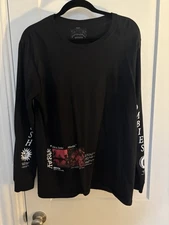 Flatbush Zombies Glorious Dead FBZ Afterlife Longsleeve T-Shirt Black Medium