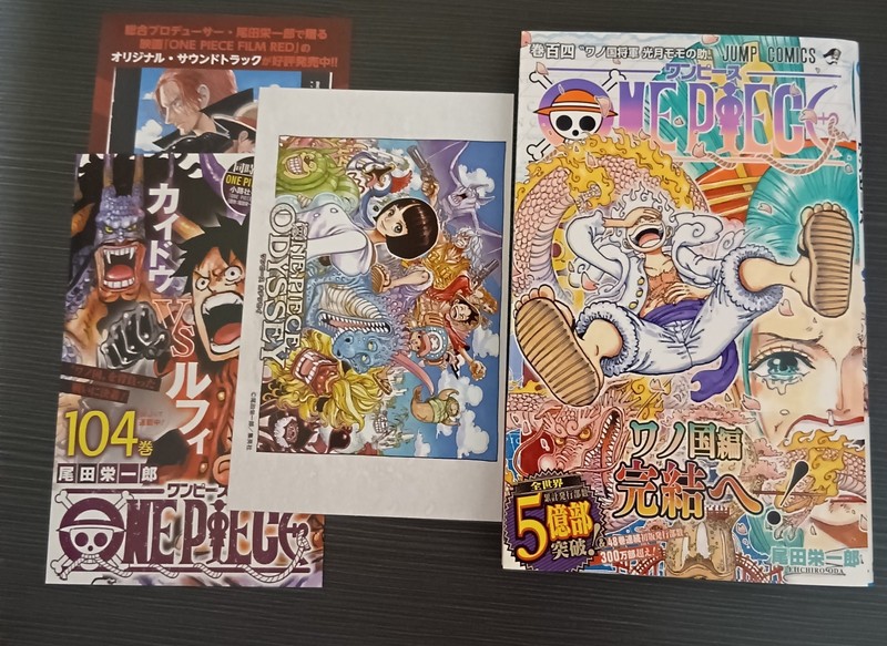 ONE PIECE  Vol.104  w/OBI 2022 1st PRINT JUMP COMICS  JAPAN