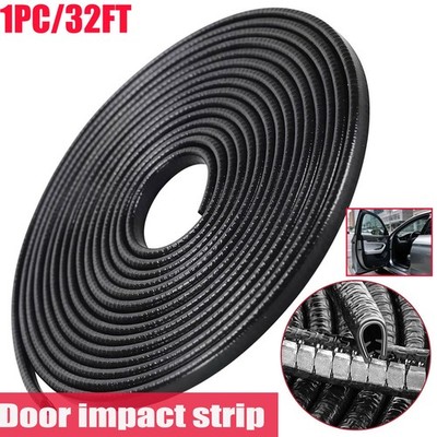 New 32ft Rubber Car Door Edge Trim Strip Seal Moulding Lock Guard Protector New