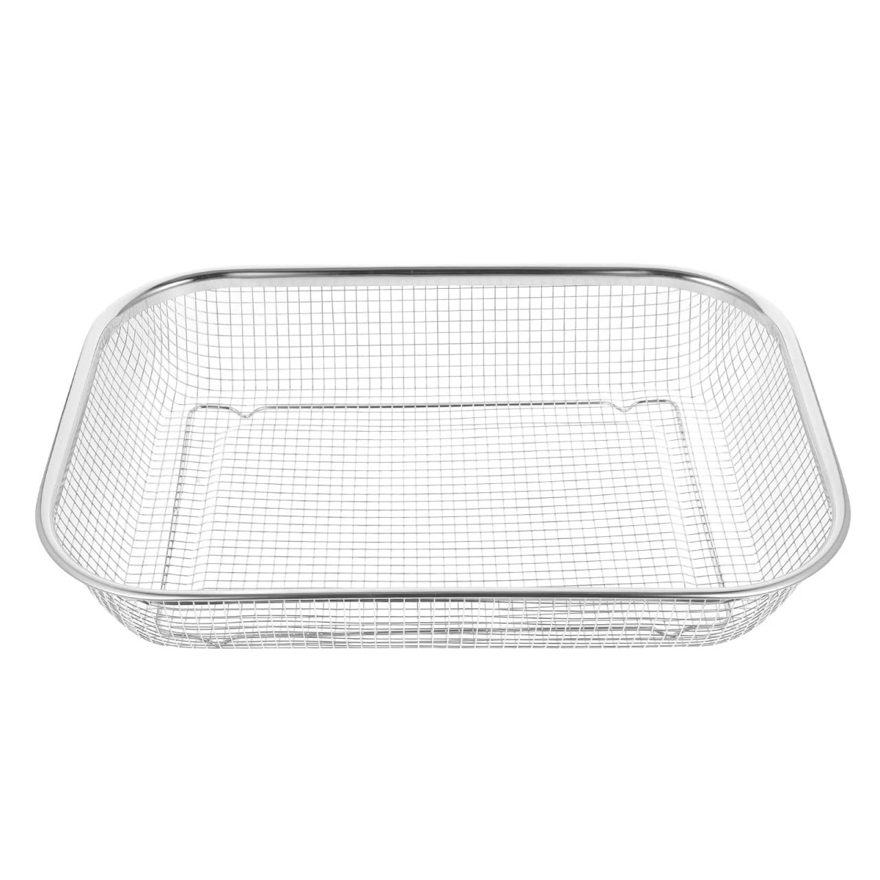 14.56x10.62x2.95 Inch Stainless Steel Mesh Basket Vegetable Strainer