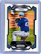 2024 Panini Prizm #200 Owen White Pulsar Prizms #/499
