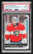 2018-19 Upper Deck Young Guns Samuel Montembeault #242 PSA 8 02h6