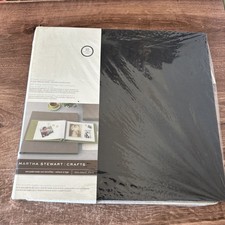 Martha Stewart 12x12 Brown Post Bound Album  10 Sheets Dual Pocket Pages