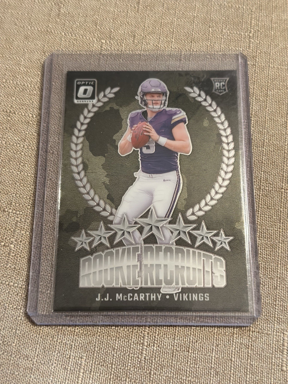 2024 Panini Donruss Optic #11 JJ McCarthy RC Rookie Recruits Insert