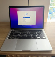 Apple MacBook Pro 13in 2020 Silver Touch Bar i5 8GB RAM 256GB SSD