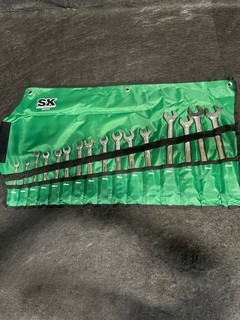 SK SK01075A 72T Metric Flex Head Ratcheting Wrench Set 16 Piece