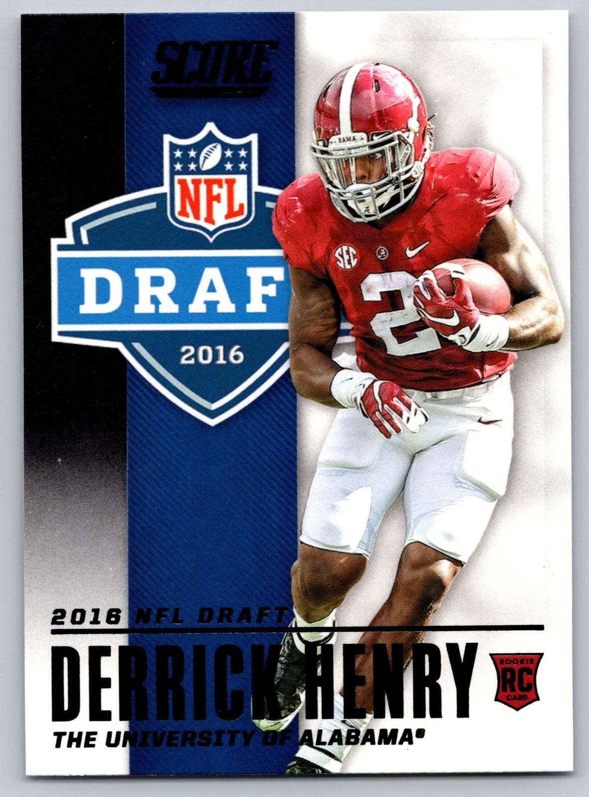 Derrick Henry Panini Score NFL Draft #5 Black