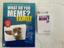 What Do You Meme? Family Edition Family Board Game & On The Go Edition