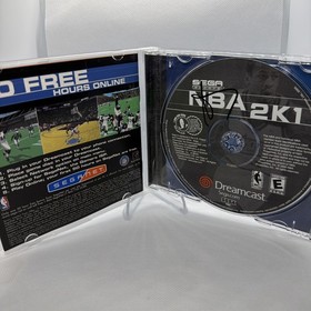 Sega Sports NBA 2K1 - Sega Dreamcast Complete w/Manual - Broken Case
