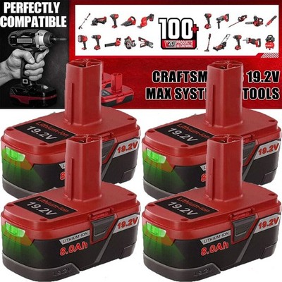 2~4x 19.2V 6.5Ah Lithium For Craftsman C3 DieHard XCP Battery or Charger 11375