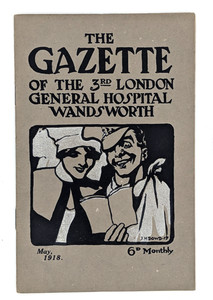 WW1 3rd London General Hospital Wandsworth Gazette May 1918 Wounded Soldier RAMC