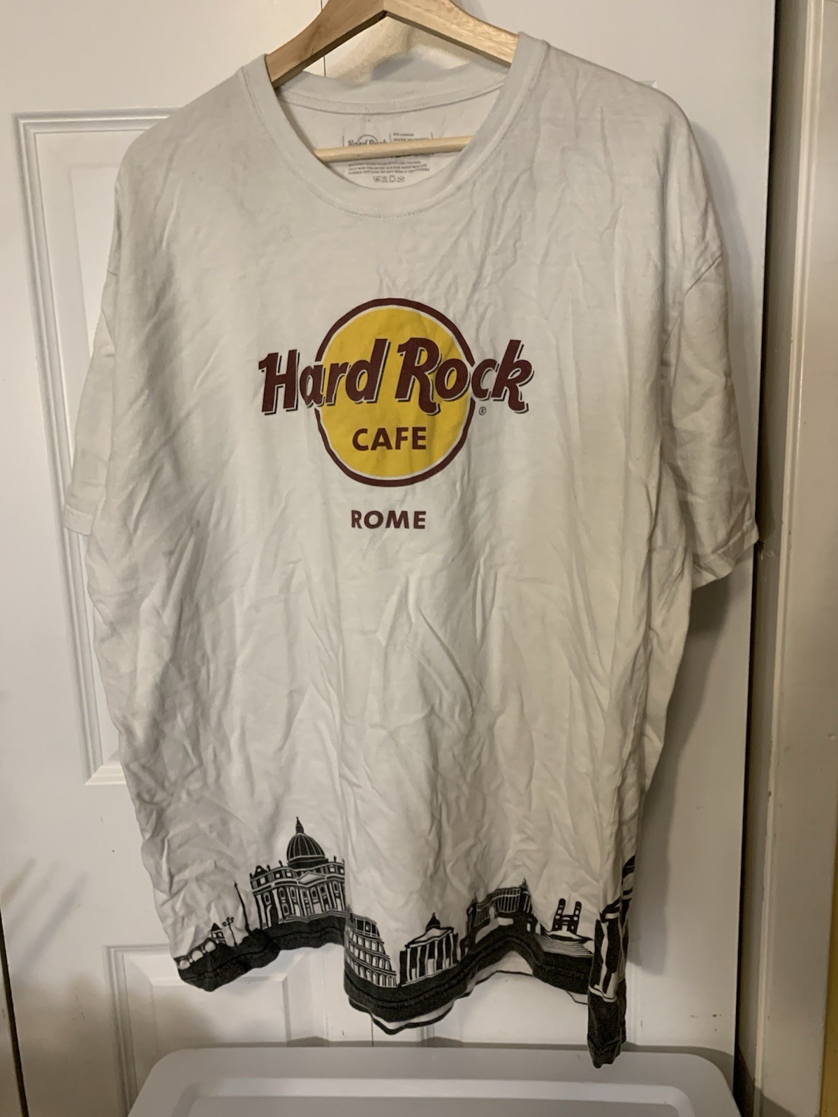 Vintage HARD ROCK CAFE Mens Sz XXL ROME T-shirt Rare image 2