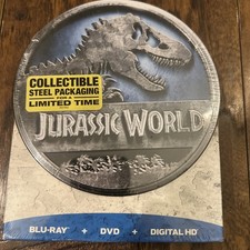Jurassic World Limited Edition  Blu-ray  Dvd Digital, New Sealed, Steel Pack