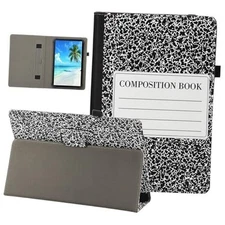 Universal 10 10.1 Inch Android Tablet Case, Dluggs Slim Composition Book