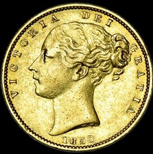 QUEEN VICTORIA 1853 GOLD SOVEREIGN