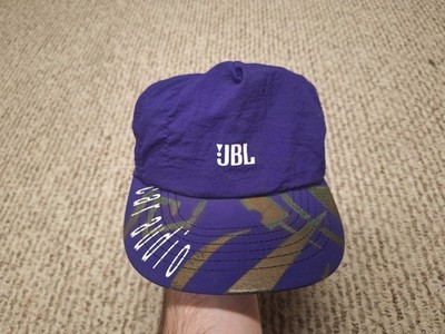 Vintage 80's 90s JBL Stereo Speakers Car Audio Retro Rare Purple Art Snap Hat