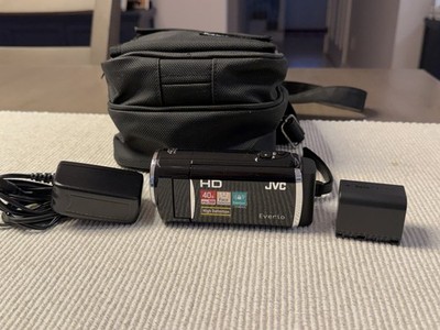 JVC Everio GZ-HM30BU Camcorder FULL HD 40X Optical Zoom + Extras Fully Working!