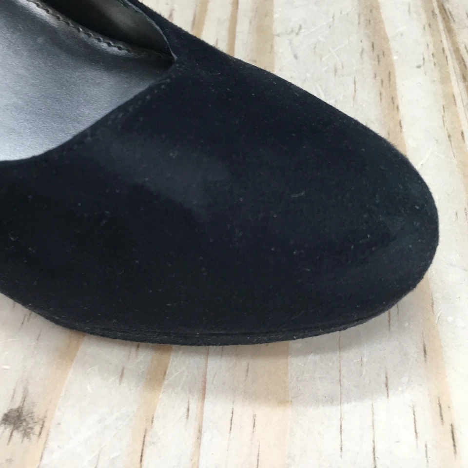 Zapatos Bandolino para mujer 7 M Deli Mia Pump negros sin cordones punta redonda tacones de aguja Foto 3 de 4