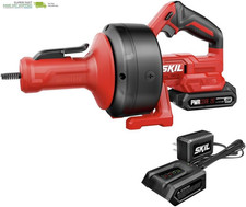 Kit Limpiador de Drenaje Power Snake Incluye Batería de Litio de 20V 2.0Ah y Cargador de 20V
