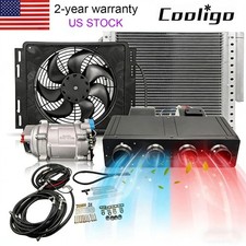 12v For Van And Cab Underdash Car Ac Compressor Kit Electric Air Conditioner