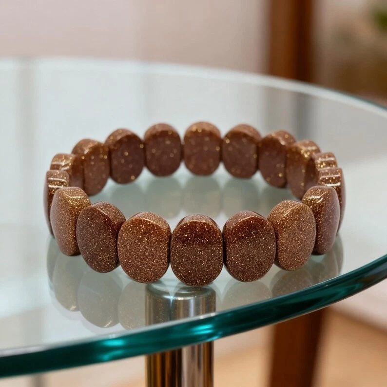 Handmade Golden Sunstone Bracelet: Healing Gemstone Jewellery - Image 3 of 4