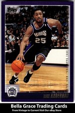 2000-01 Topps Nick Anderson #19 Sacramento Kings NBA Basketball
