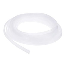 Clear Rubber U Channel Edge Trim, Silicone Door Seal Strip 1/16" Slot Fit for