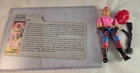Gi Joe Hasbro 1986 Zarana Cobra Figure File Card Dreaknok ARAH 3.75 Complete