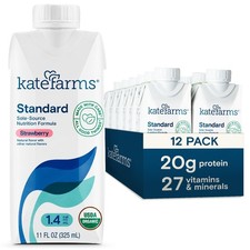 Organic 1.4 High Calorie Nutrition Shake Stra...