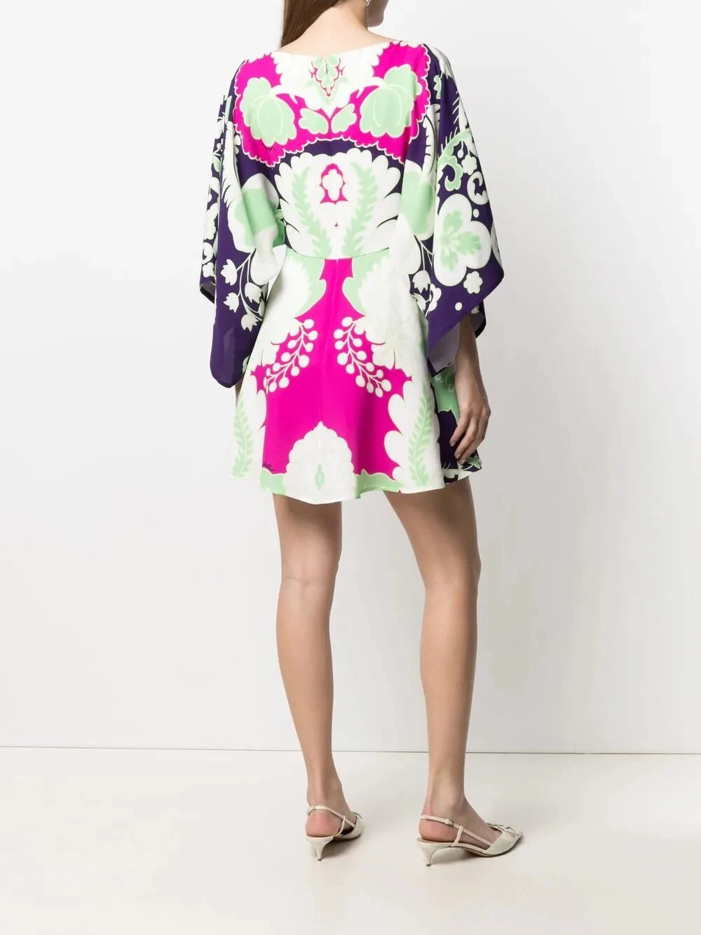 Mini Abito Valentino Garavani World Stampa Arazzo