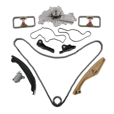 Timing Chain Kit with Water Pump, For Ford Edge/Explorer/F-150/Flex/Police In...