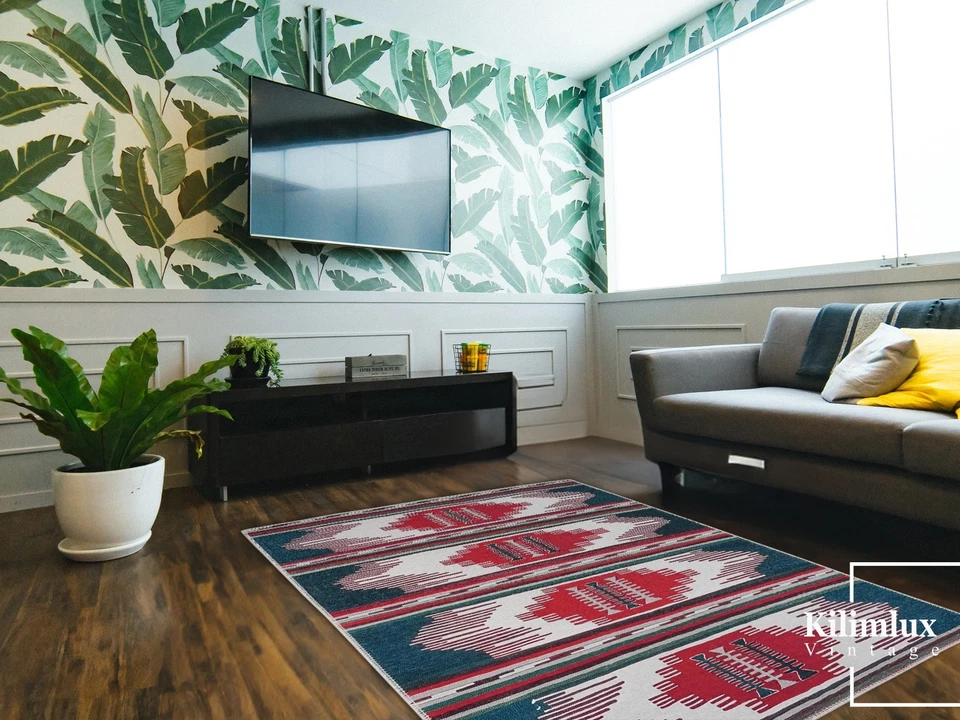 Kilim Rug - Bedroom  , Hallway , Living room , Kitchen , Runner , Rugs - Image 4 of 4