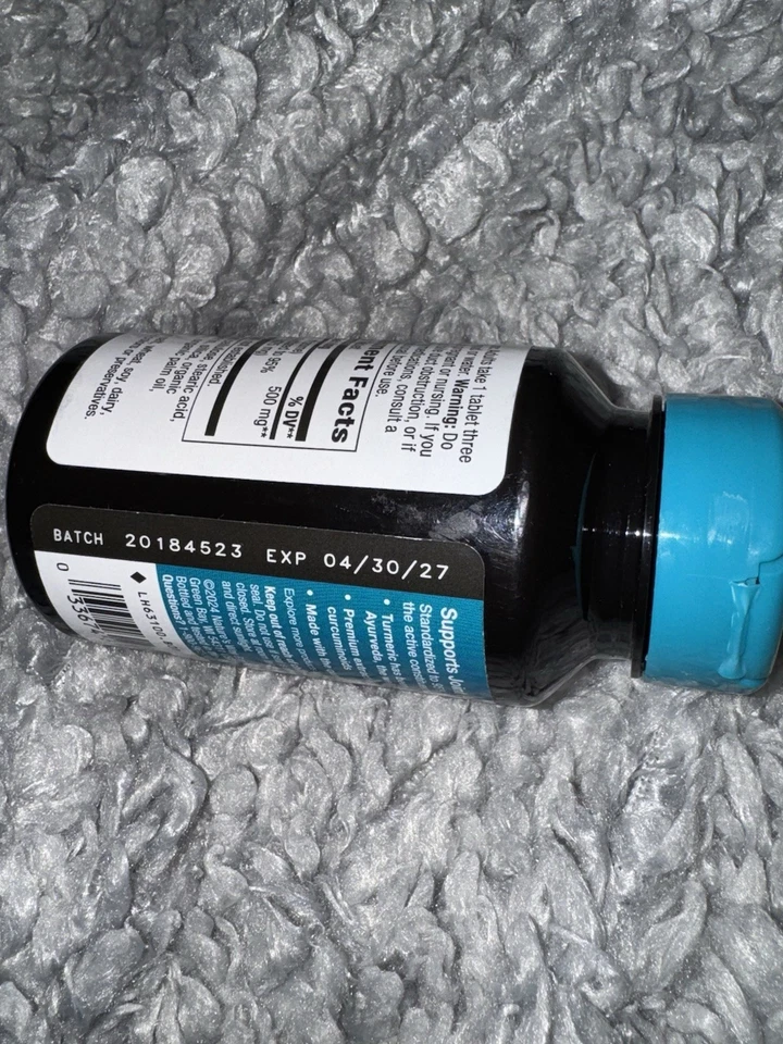 Nature's Way Turmeric Premium Extract Joint Health Antioxidant 60 Ct 04/2027 - Image 3 of 4