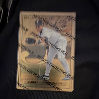 Leaf 1996 Steel Stats Andres Galarraga Colorado Rockies #112 Insert Card