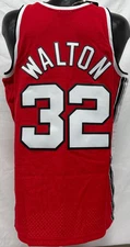 Bill Walton Mitchell + Ness Portland Trail Blazers 1976-77 Red Swingman Jersey
