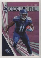 2019 Panini Phoenix Catching Fire Pink 25/199 AJ Brown #4 xs4