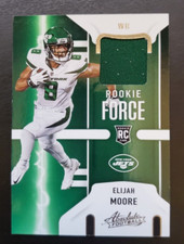 2021 Absolute Elijah Moore Rookie Force Patch #RF-EMO New York Jets