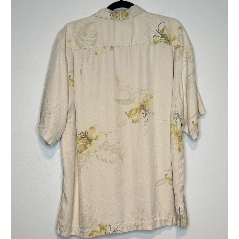 Tommy Bahama Mens Silk Hawaiin Shirt Vacation Shirts SIZE L - Image 2 of 4