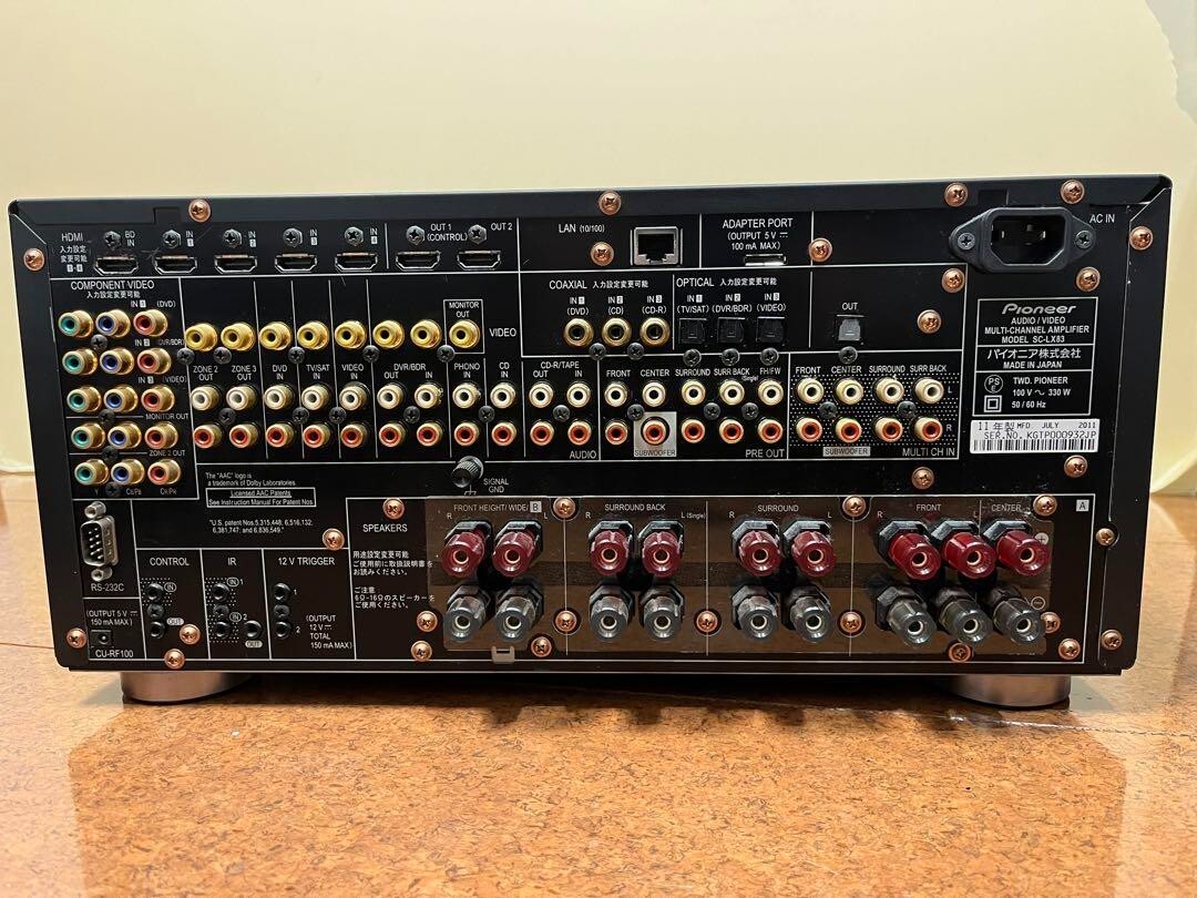Pioneer SC-LX83 AV Multi-Channel Receiver Amplifier Amp Quality