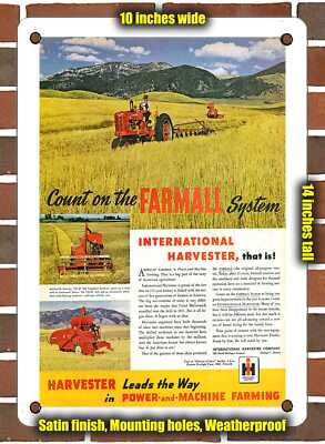 Metal Sign - 1946 Count on the Farmall System International Harvester That is