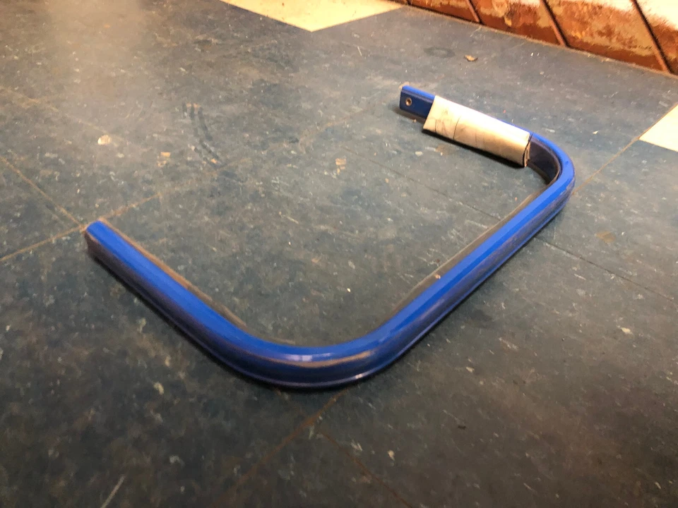 95-05 Polaris XCR 800 Gen 2 OEM barra de apoio traseira azul xc classic rmk 02 01 - Imagem 2 de 3