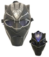 Black Panther Mask Light Up Halloween Costume Cosplay Mask Marvel Hasbro WORKING