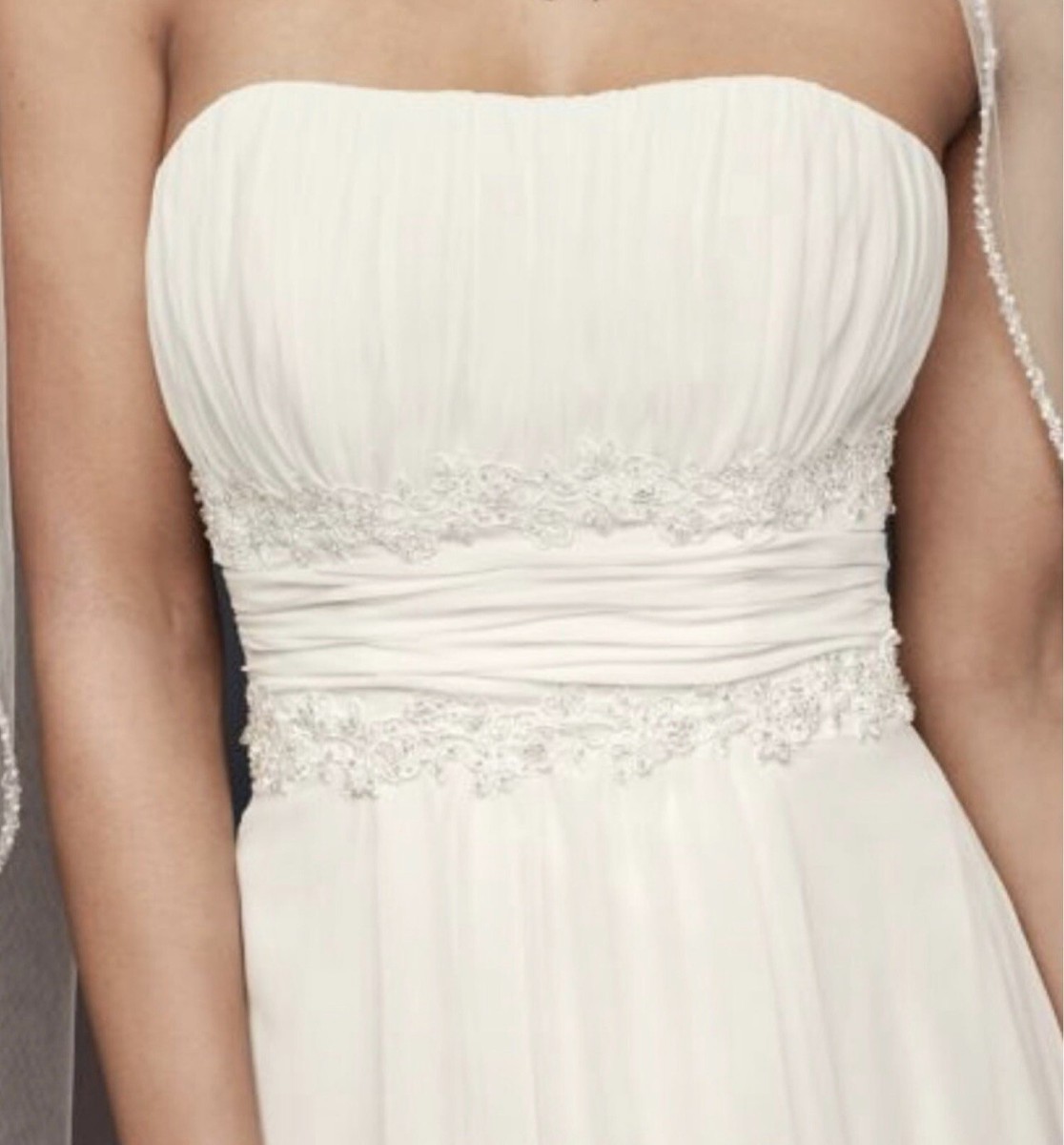 Empire Waist Wedding Dress David's Bridal | eBay