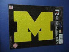 Rico NCAA Michigan Wolverines Football Die-Cut 6" Block M Window Decal NCAA 