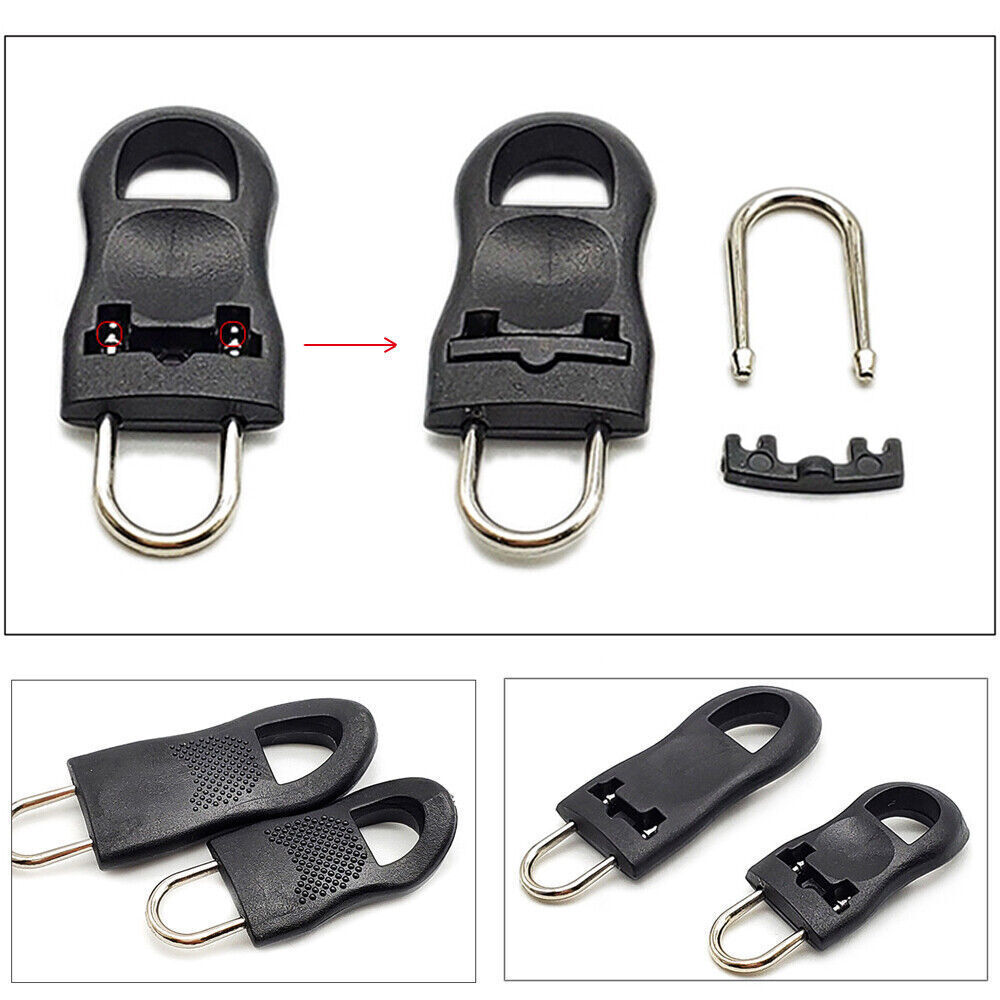 Zipper Fixer Repair Pull Tap for Pants Luggage Boots Bags Replacement
