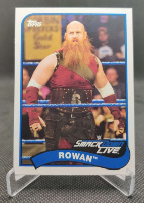 2018 Topps Heritage WWE #117 Rowan wrestling card