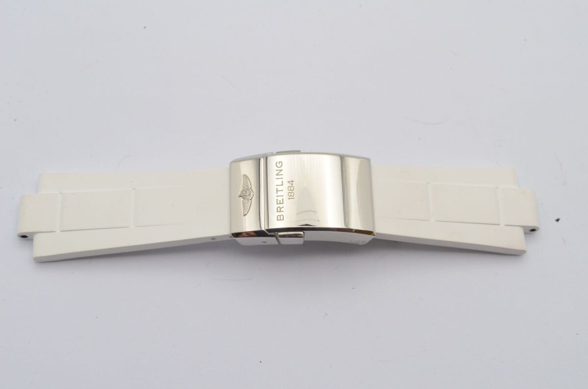 BREITLING OCEAN RACER KAUTSCHUK ARMBAND 22MM 22-20 FALTSCHLIESSE