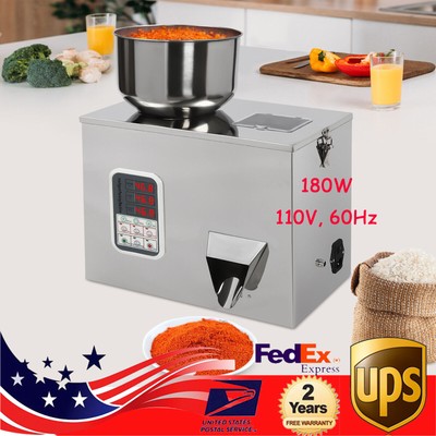 180W Automatic Granule Grain Weighting Filling Packing Machine w/ Visible Window